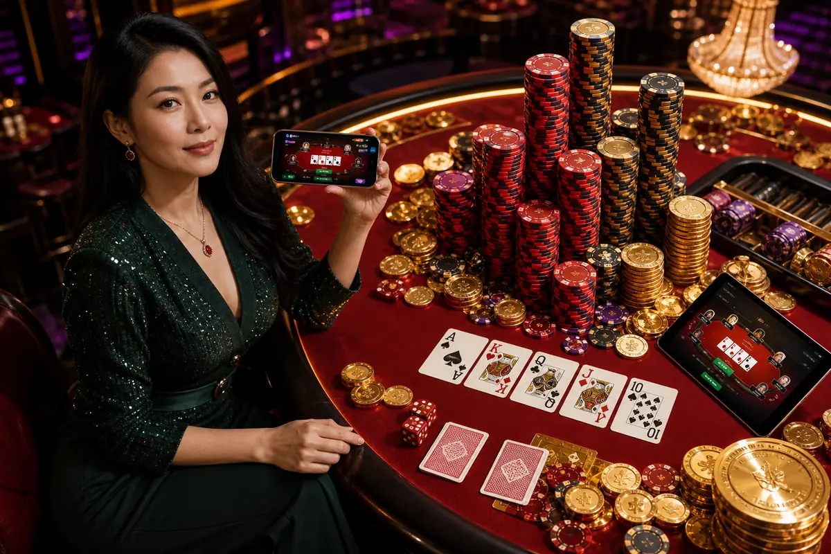 p88my Casino live dealer table atmosphere